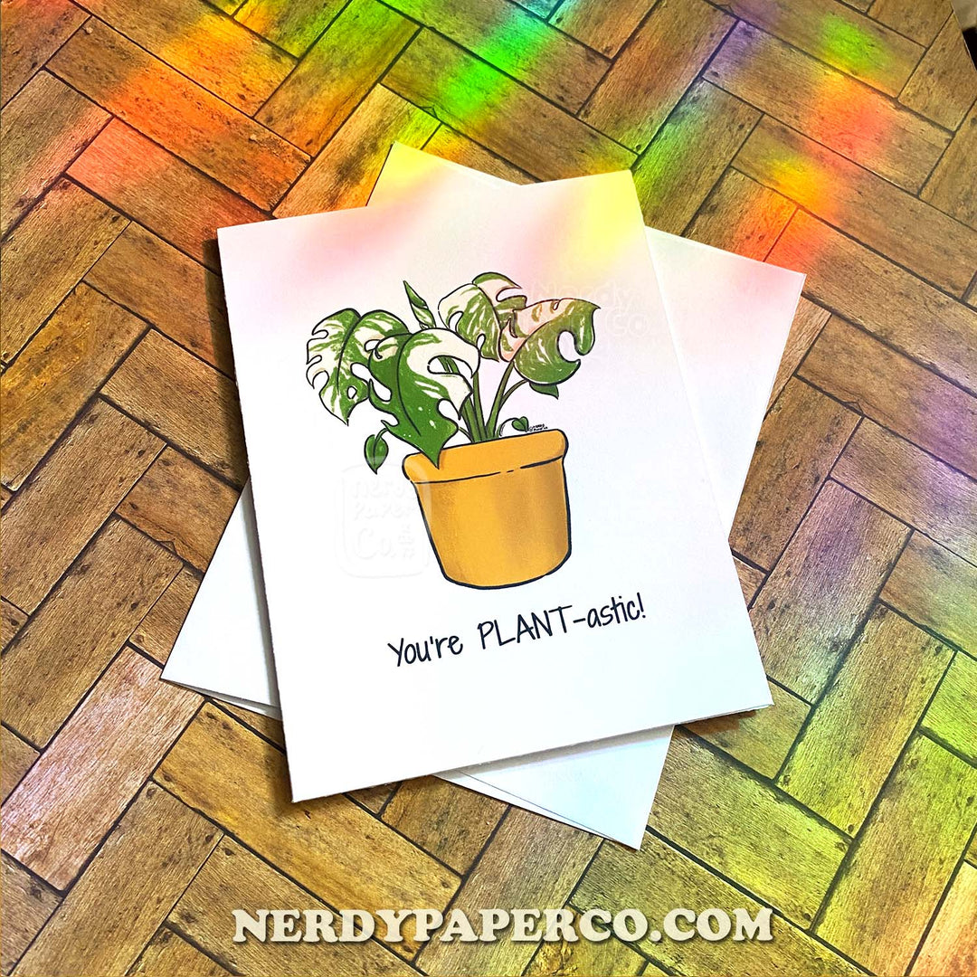 You're Plant-astic - Hand Drawn Greeting Card