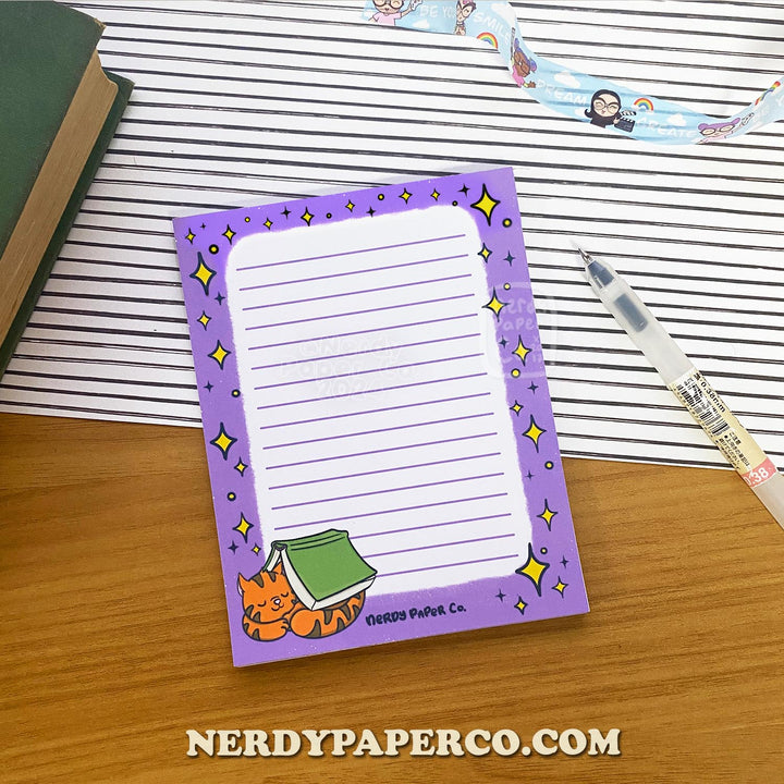 Sleeping Suki | Handmade Notepad - NP011