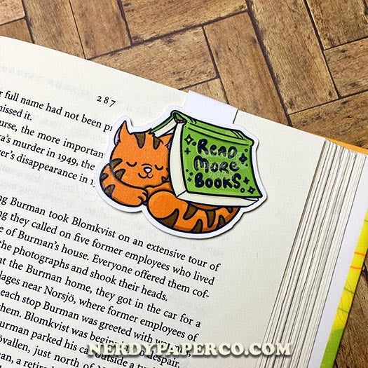 Read More, Suki - Hand Drawn Magnetic Bookmark