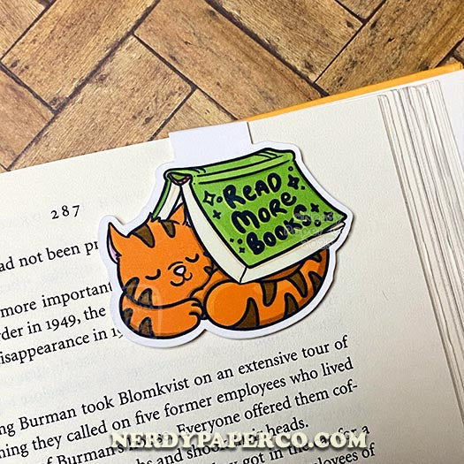 Read More, Suki - Hand Drawn Magnetic Bookmark