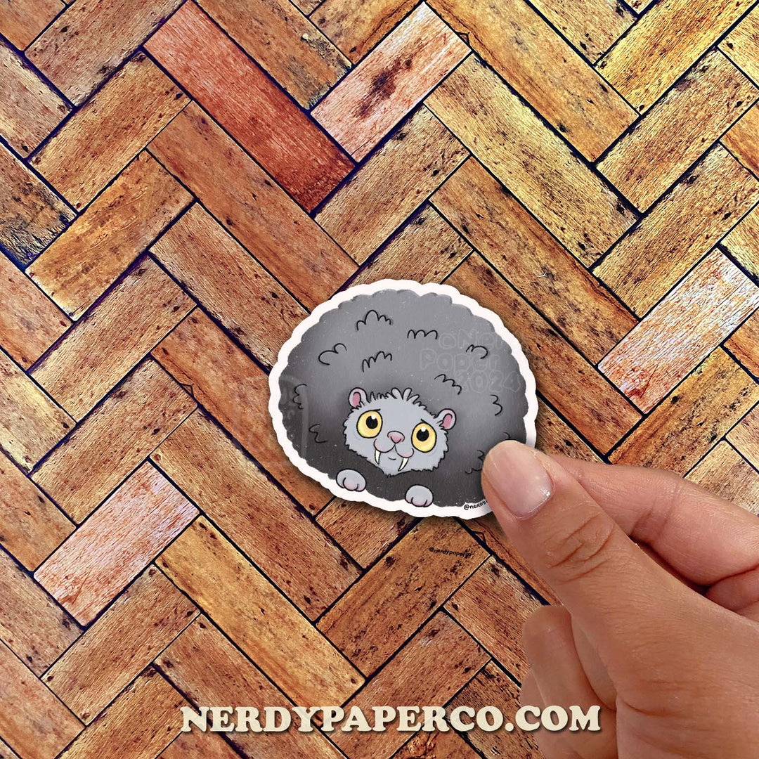 Vamp Puff | Magical Creature #34 - Hand Drawn Waterproof Vinyl Sticker