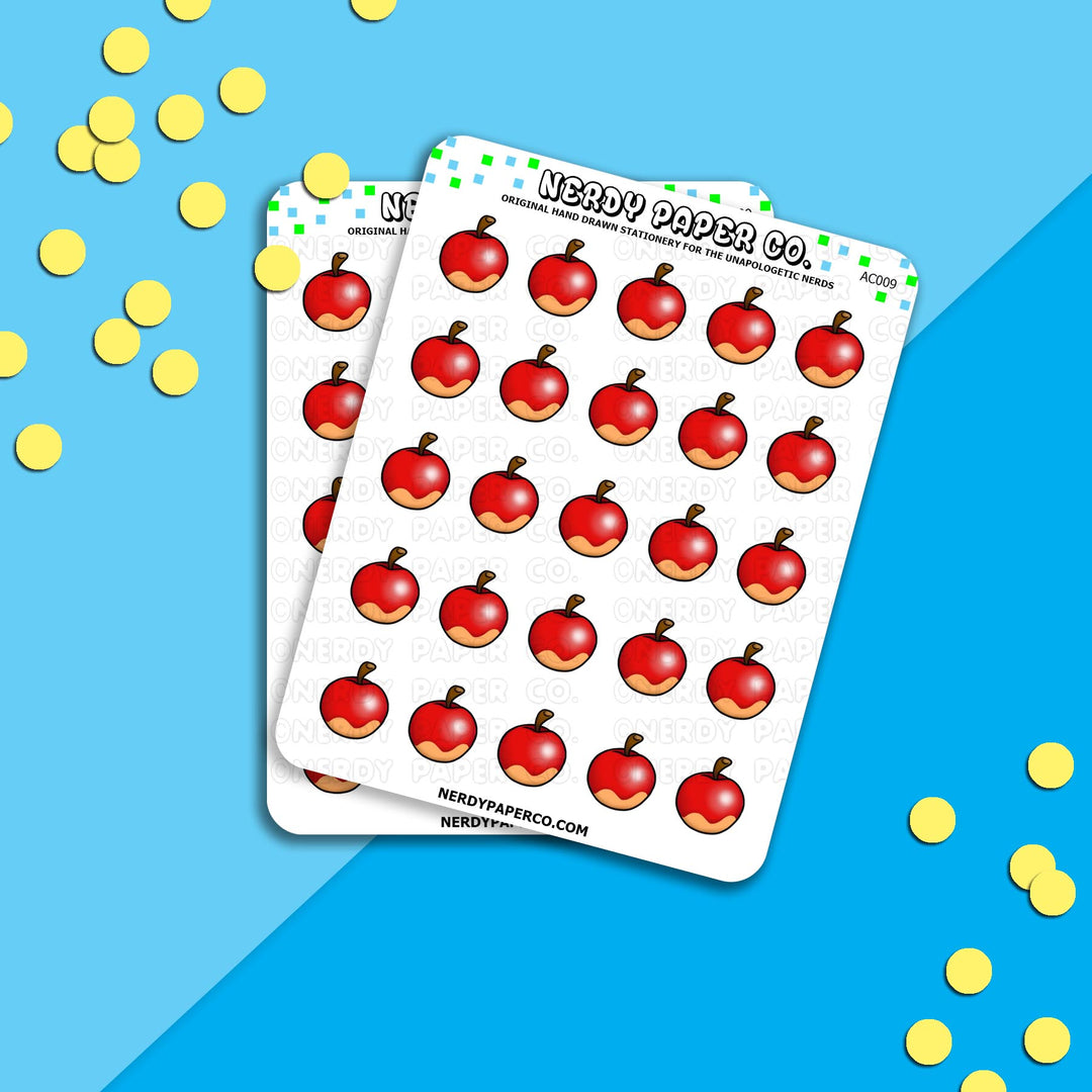 APPLES - Hand Drawn Planner Stickers - Deco -AC009