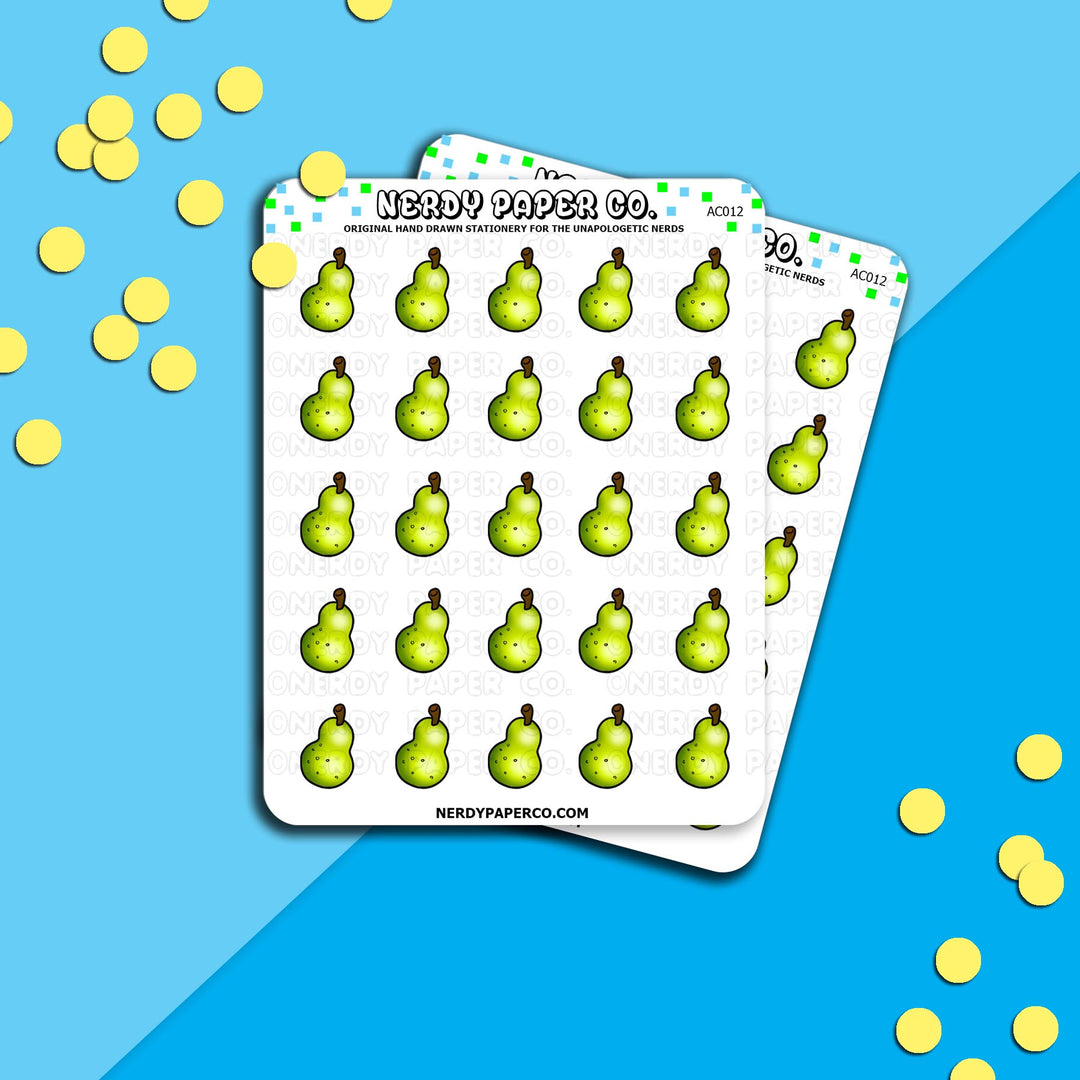 PEARS - Hand Drawn Planner Stickers - Deco -AC012