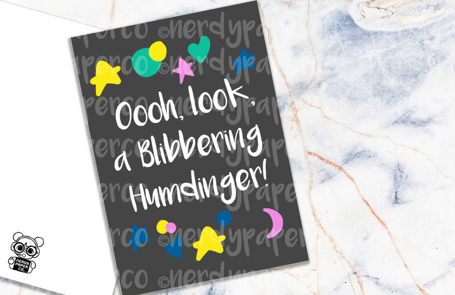 BLIBBERIN' HUMDINGER! - Hand Drawn Dashboard- DB003