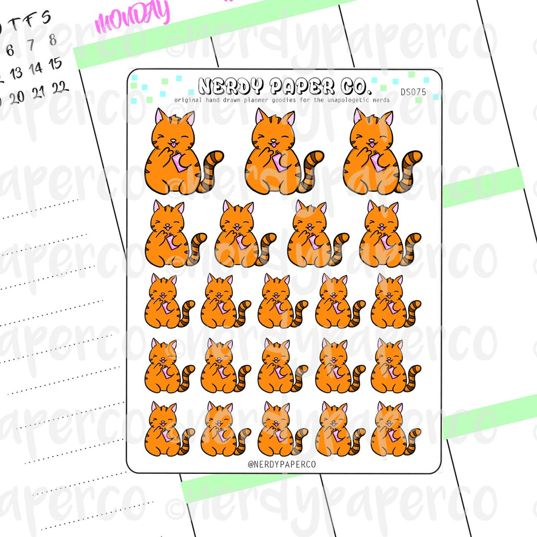 SUKI POCKY - Hand Drawn Planner Stickers - DS075