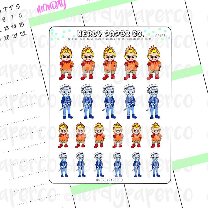 MEISER BROS - Hand Drawn Planner Stickers Deco- DS127