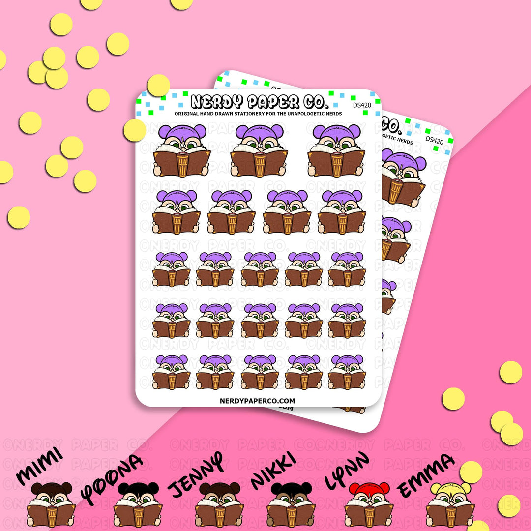 KAYLA READING - Hand Drawn Planner Stickers - Deco - DS420