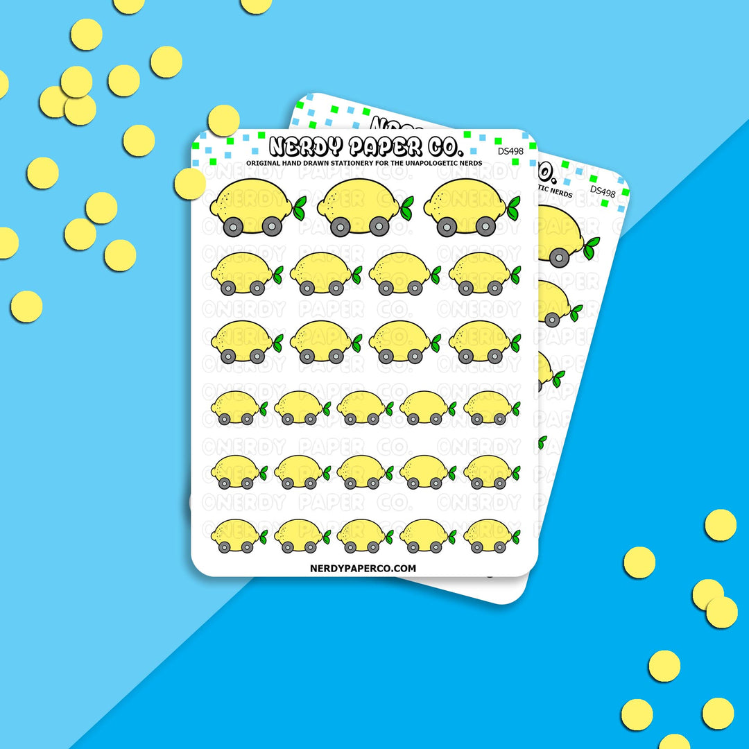What A Lemon - Hand Drawn Planner Stickers - Deco - DS498
