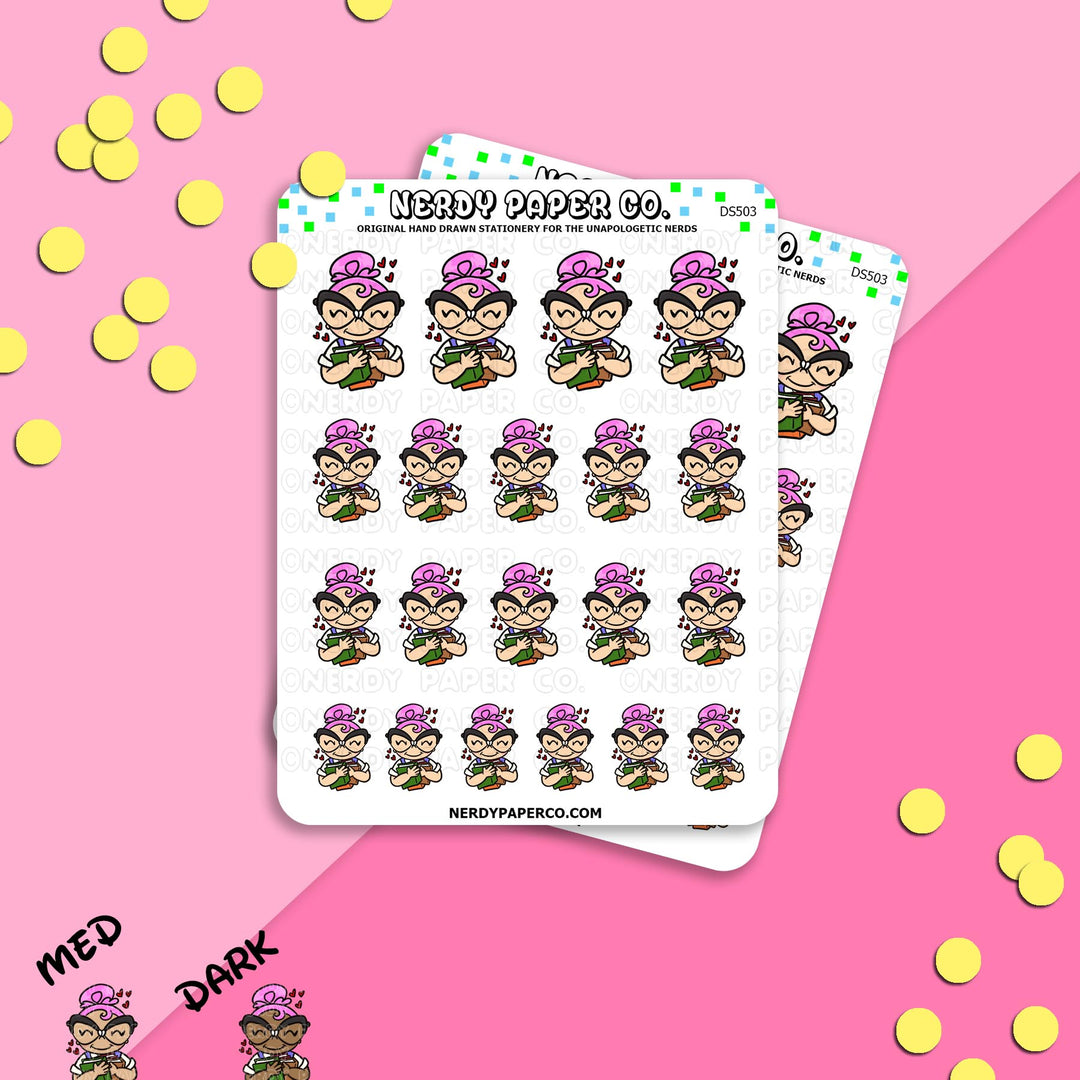 Happy Suzy - Hand Drawn Planner Stickers - Deco - DS503