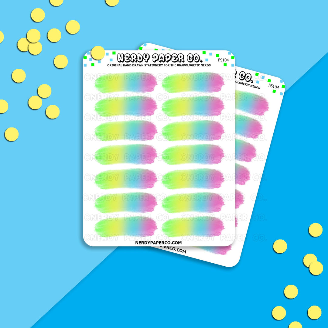 SIMPLE STROKES  - Hand Drawn Planner Stickers - FS104
