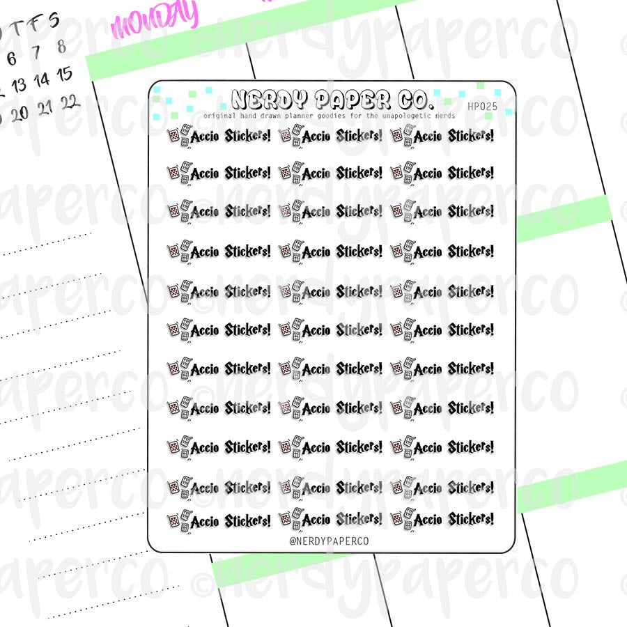 AKKIO STICKERS - Hand Drawn Stickers - Deco - HP025