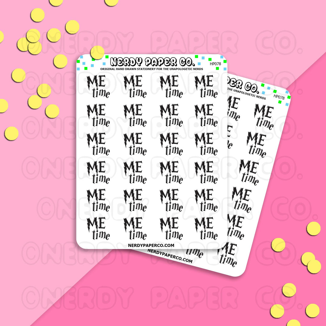 ME TIME - Hand Drawn Stickers Deco | HP078