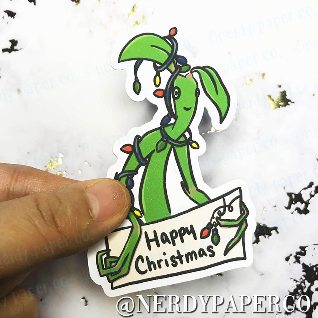 HOLIDAY BOW TRUCKLE - Hand Drawn Die Cut