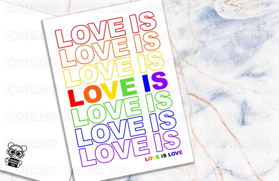 LOVE IS LOVE - Hand Drawn Planner Dashboard - DB039