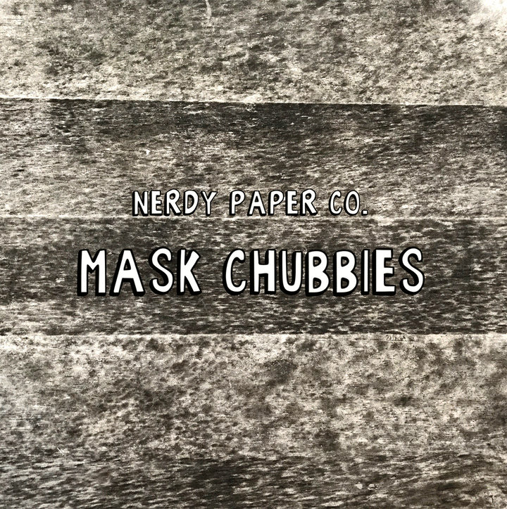 MASK CHUBBIES - MAGICAL MAP | CLOTH MASK POUCH
