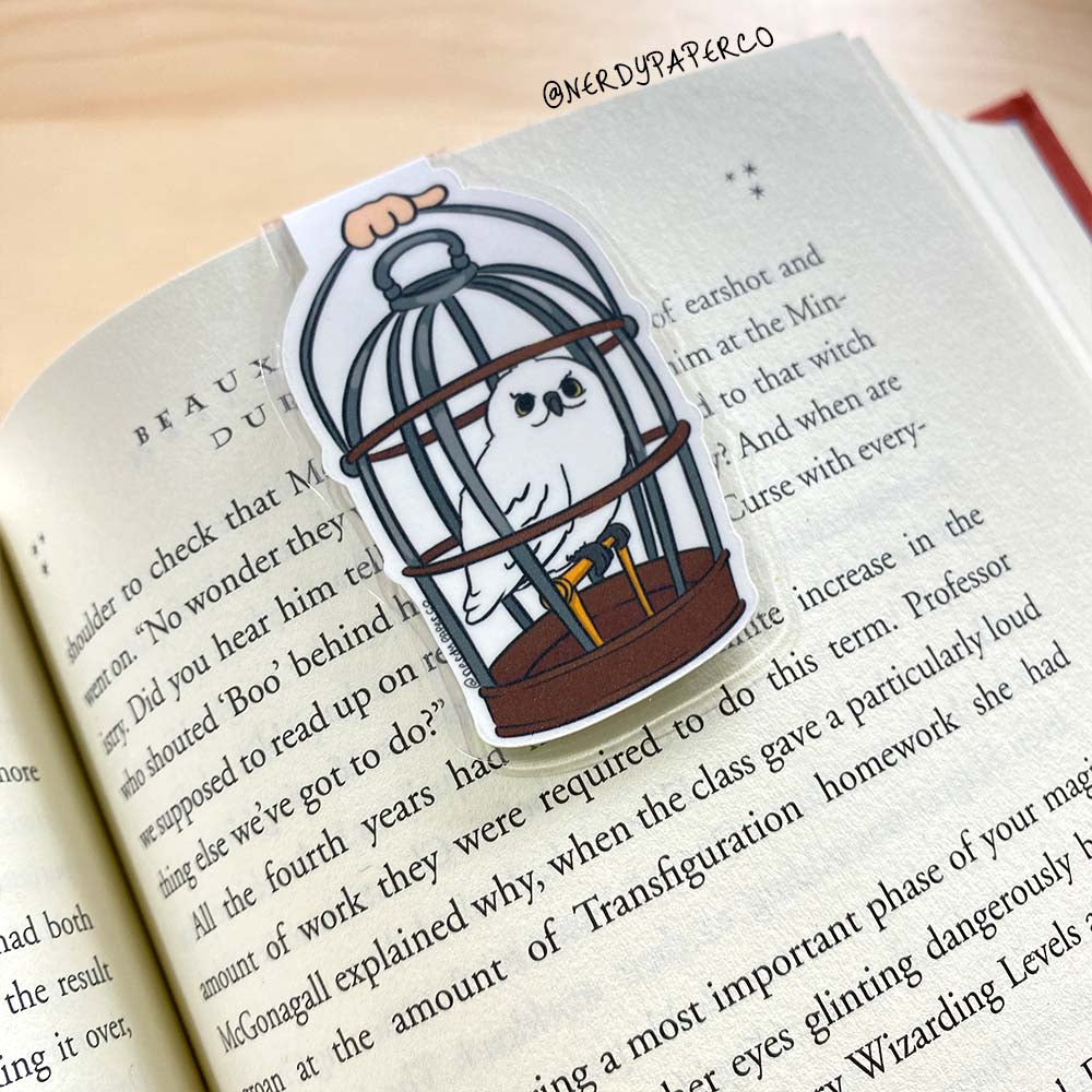 Meet Hedy | Hand Drawn Laminated Magnetic Bookmark- MB016