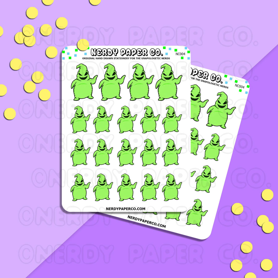 OOGIE - Hand Drawn Planner Stickers - NC004