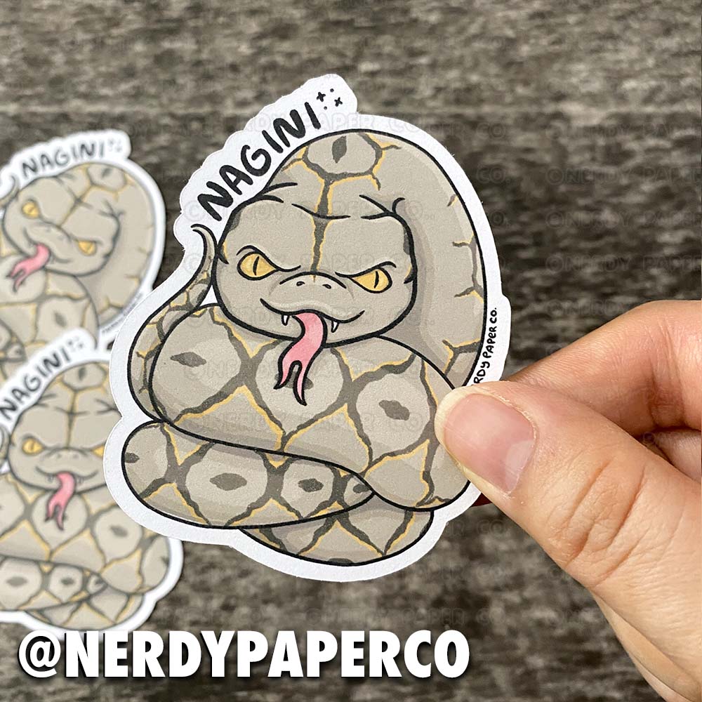 Lonely Snake | MAGICAL CREATURE - Hand Drawn Diecut