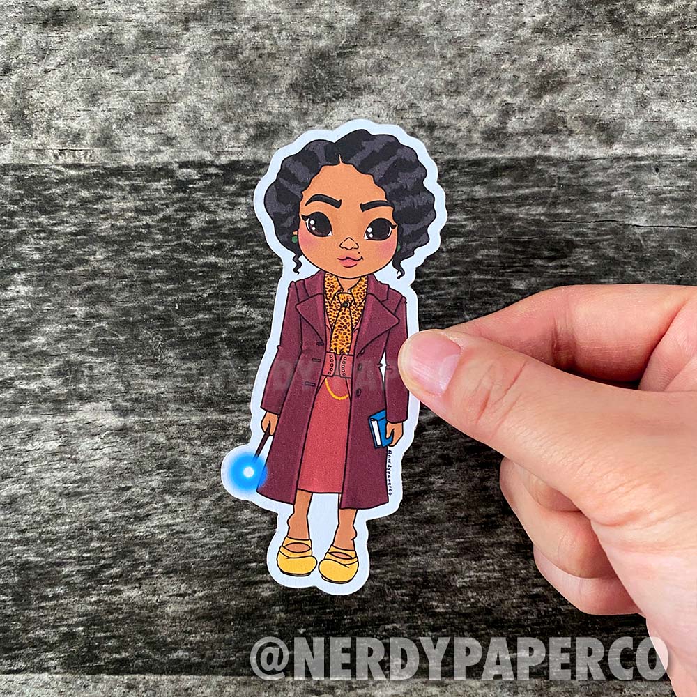 Charms Witch - Hand Drawn Die Cut - Chibi