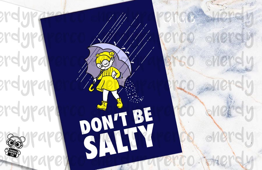 DON'T BE SALTY - Hand Drawn Planner Dashboard - DB038