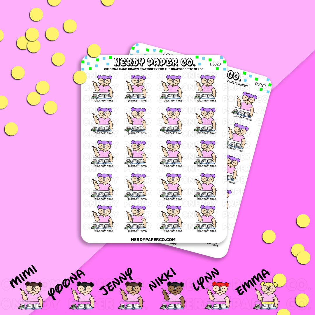 PLANNER TIME - Hand Drawn Planner Stickers - Deco - DS020