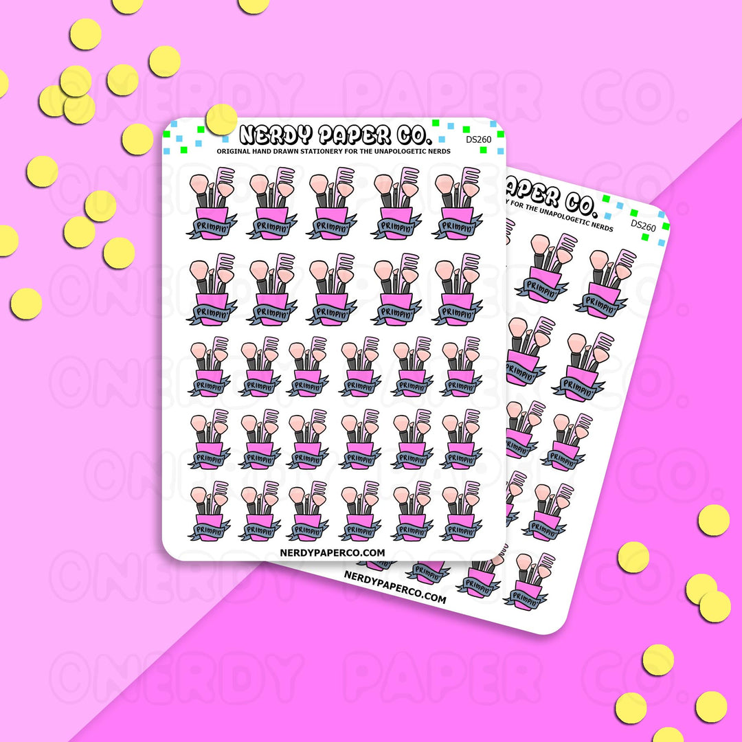 PRIMPIN - Hand Drawn Planner Stickers - DS260