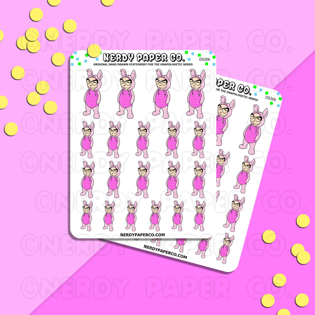 PIGLET SUZY - Hand Drawn Planner Stickers - DS306