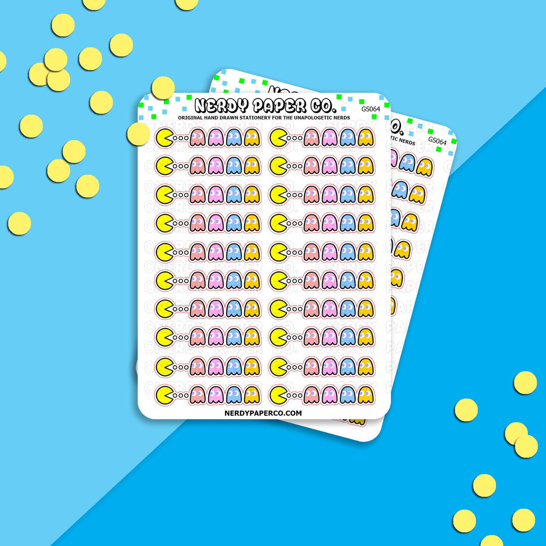 MAZE GAME | Scene Strips - Hand Drawn Planner Stickers - Deco -GS064