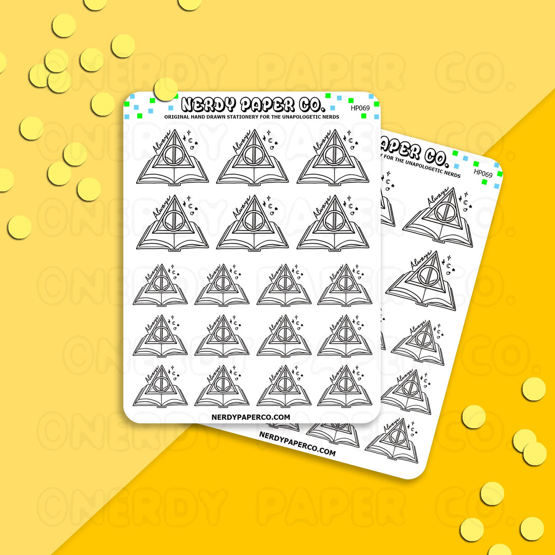 ALWAYS READING | MULTI SIZE - Hand Drawn Stickers - HP069