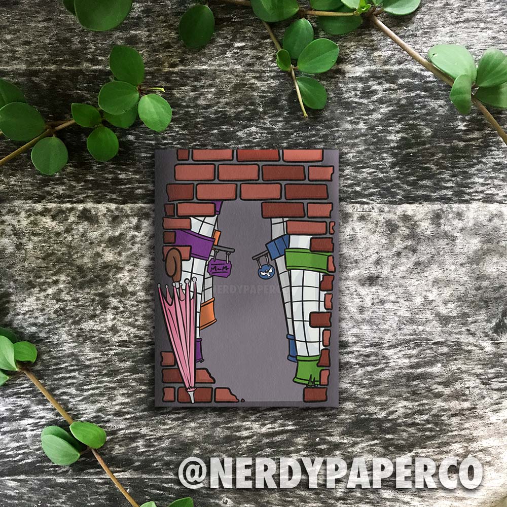 Magical Alley- Reusable Sticker Notebook