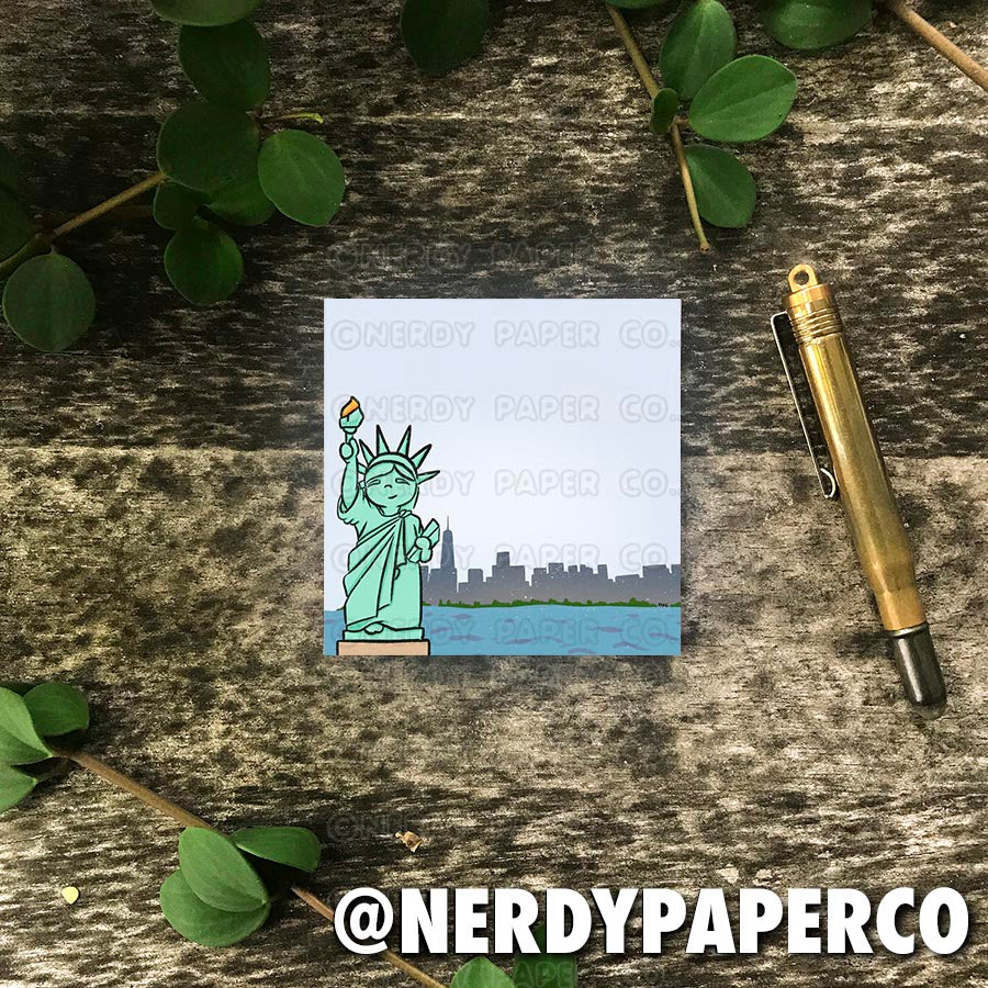 NYC at Daytime - Hand Drawn Wizard Sticky Notes- SN009