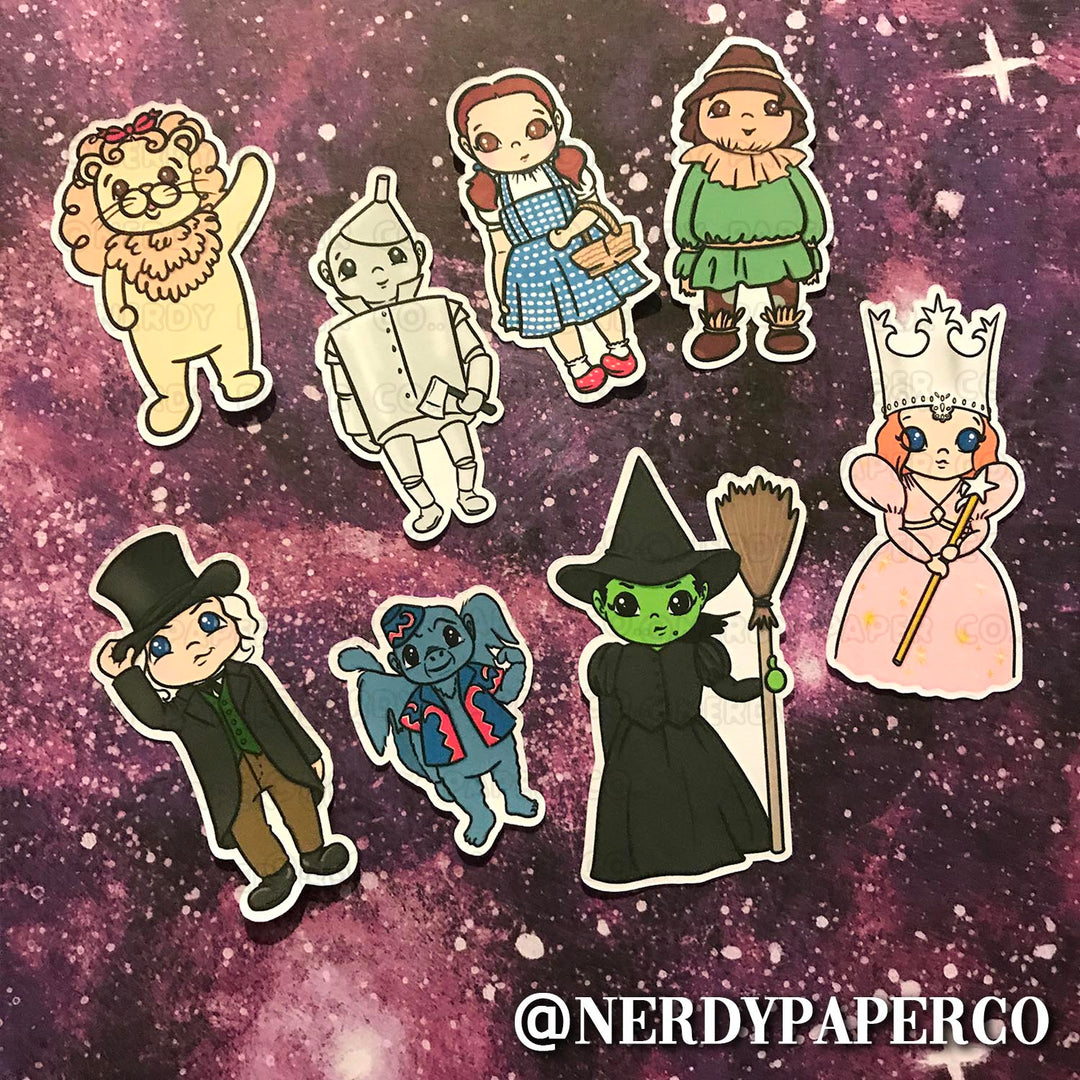 Ozzo Sticker OZ STICKER FLAKES - Hand Drawn Stickers – NERDYPAPERCO