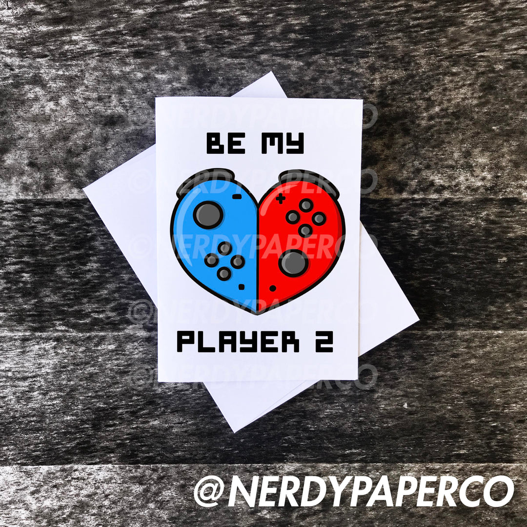 Be My Player 2 | Hand Drawn Card