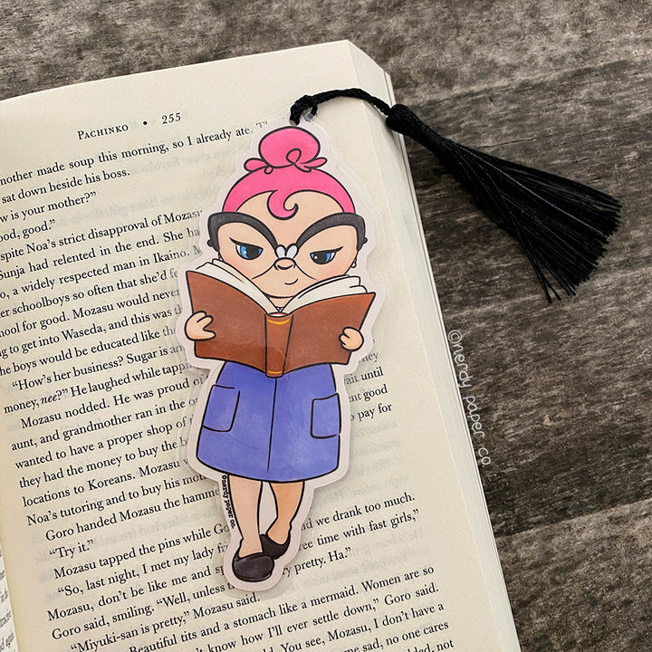 Suzy Reads | Hand Drawn Bookmark