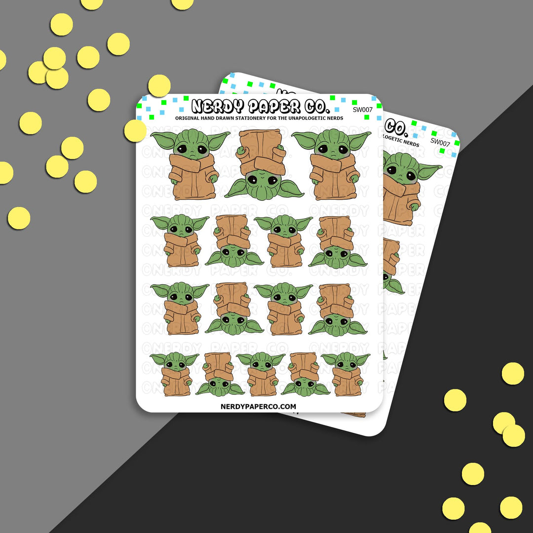 BABY WISE ONE - Hand Drawn Space Planner Stickers - Deco -SW007