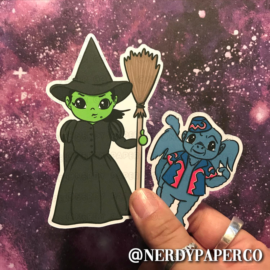 THE WICKED WITCH BUNDLE - Hand Drawn Planner Die Cut - Chibi