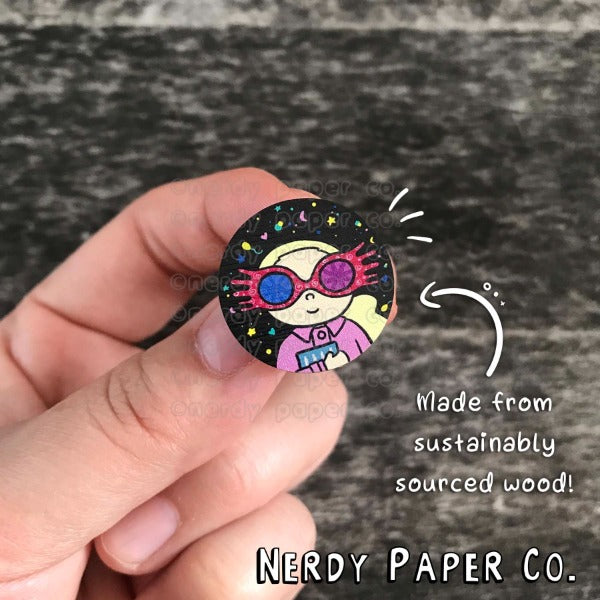 That Quirky Witch | Wooden pin - WP009